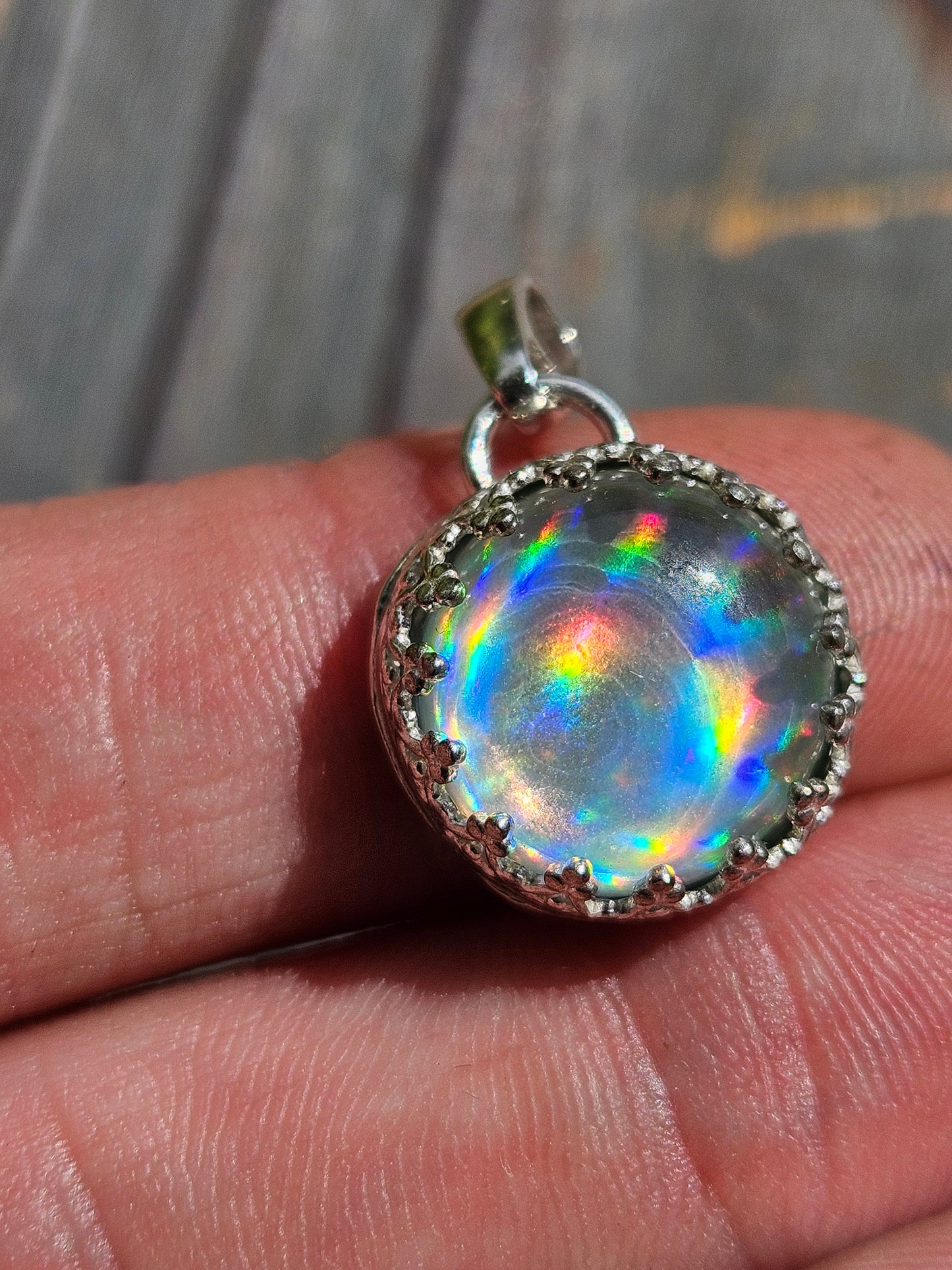 Disco Quartz Pendand
