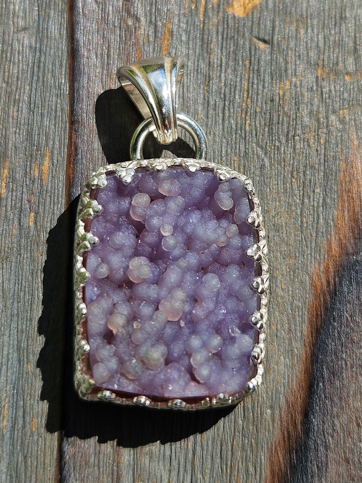 Grape Agate Pendant