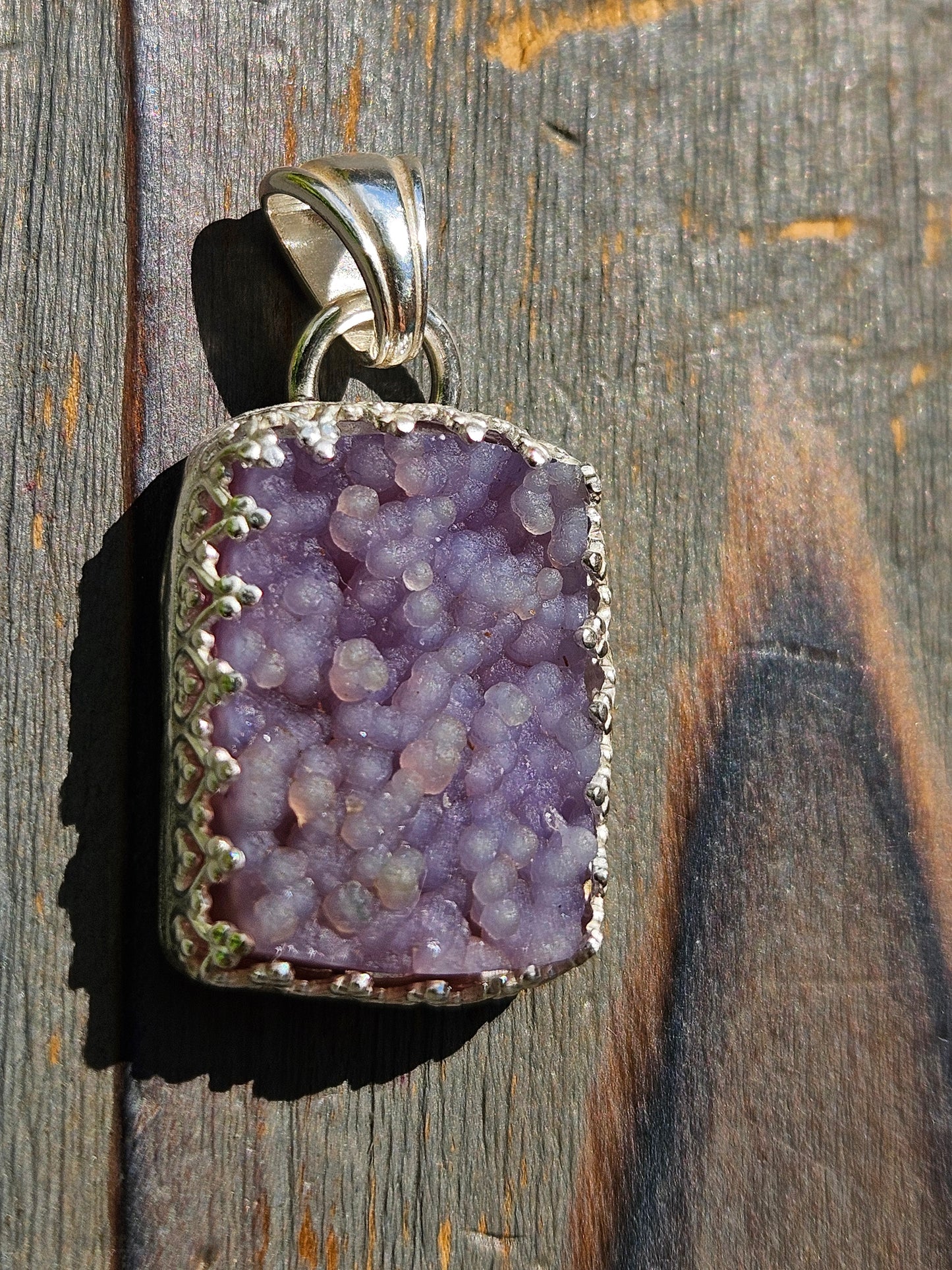Grape Agate Pendant