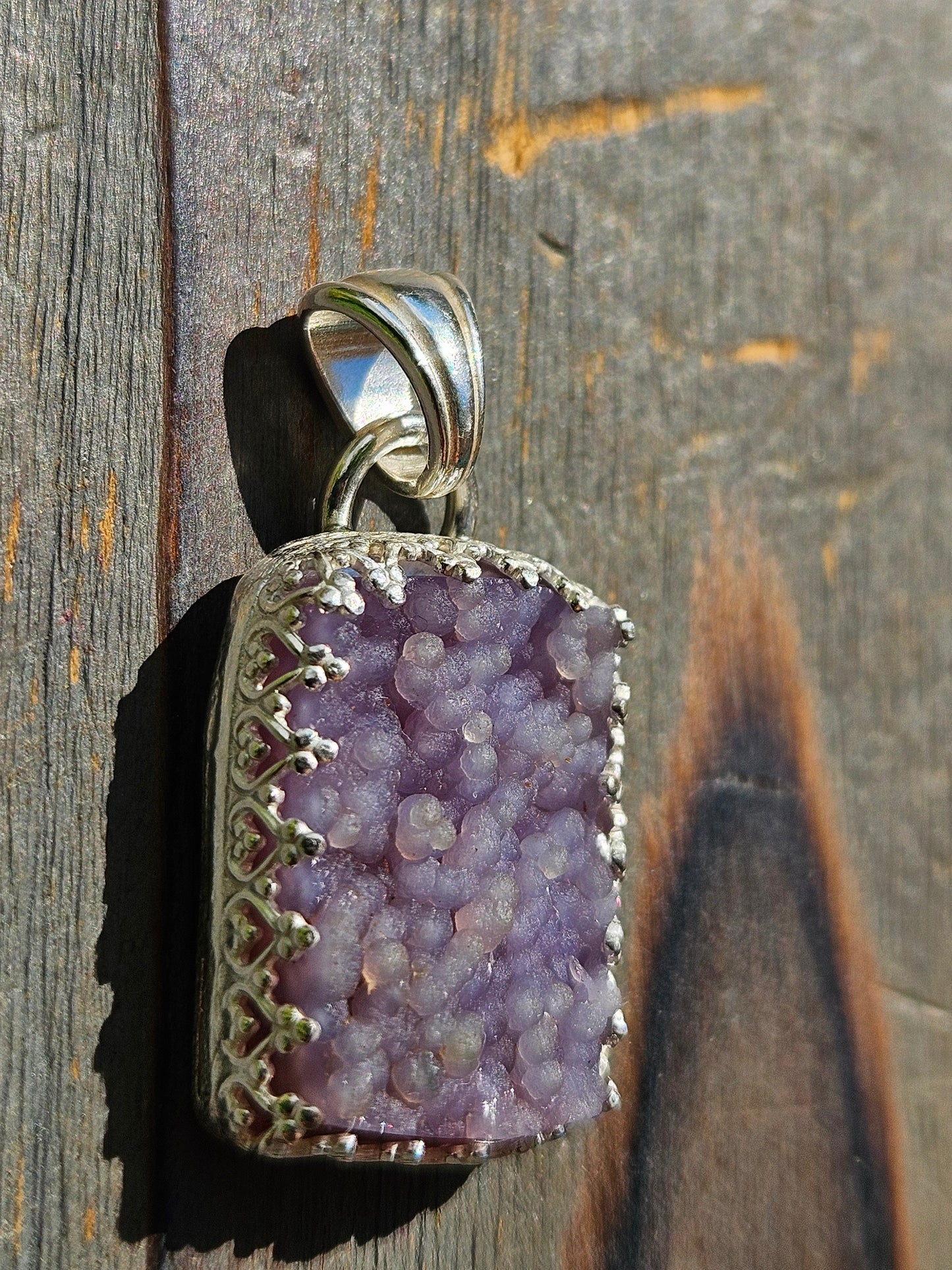 Grape Agate Pendant