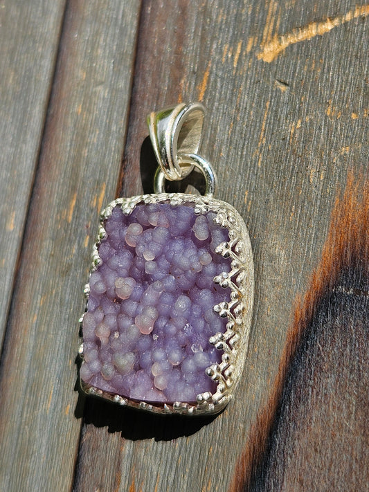 Grape Agate Pendant