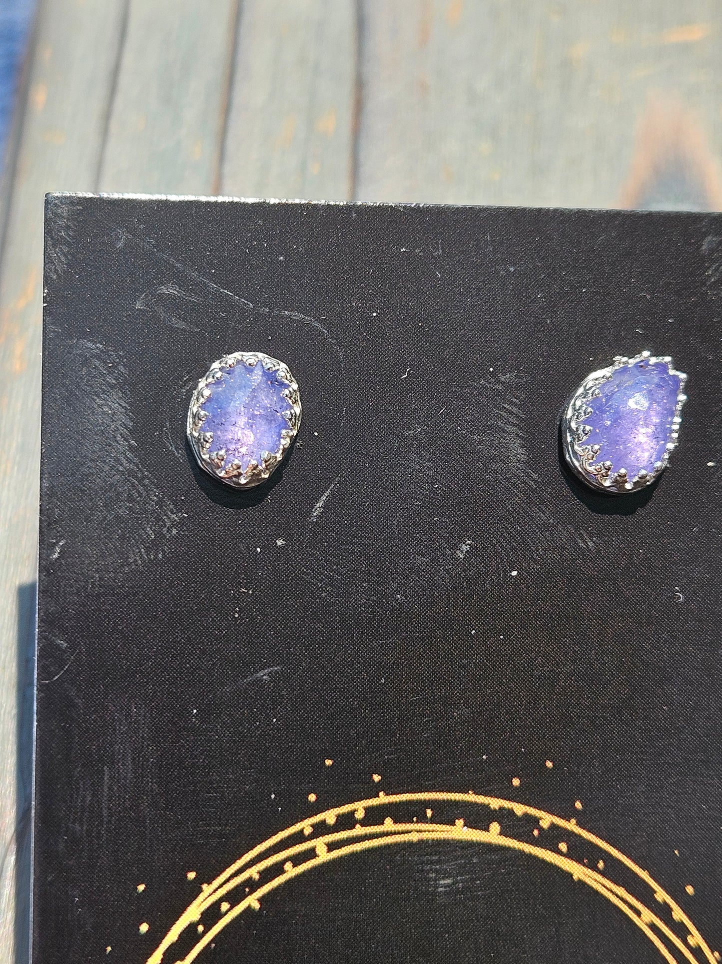 Tanzanite Stud Earrings