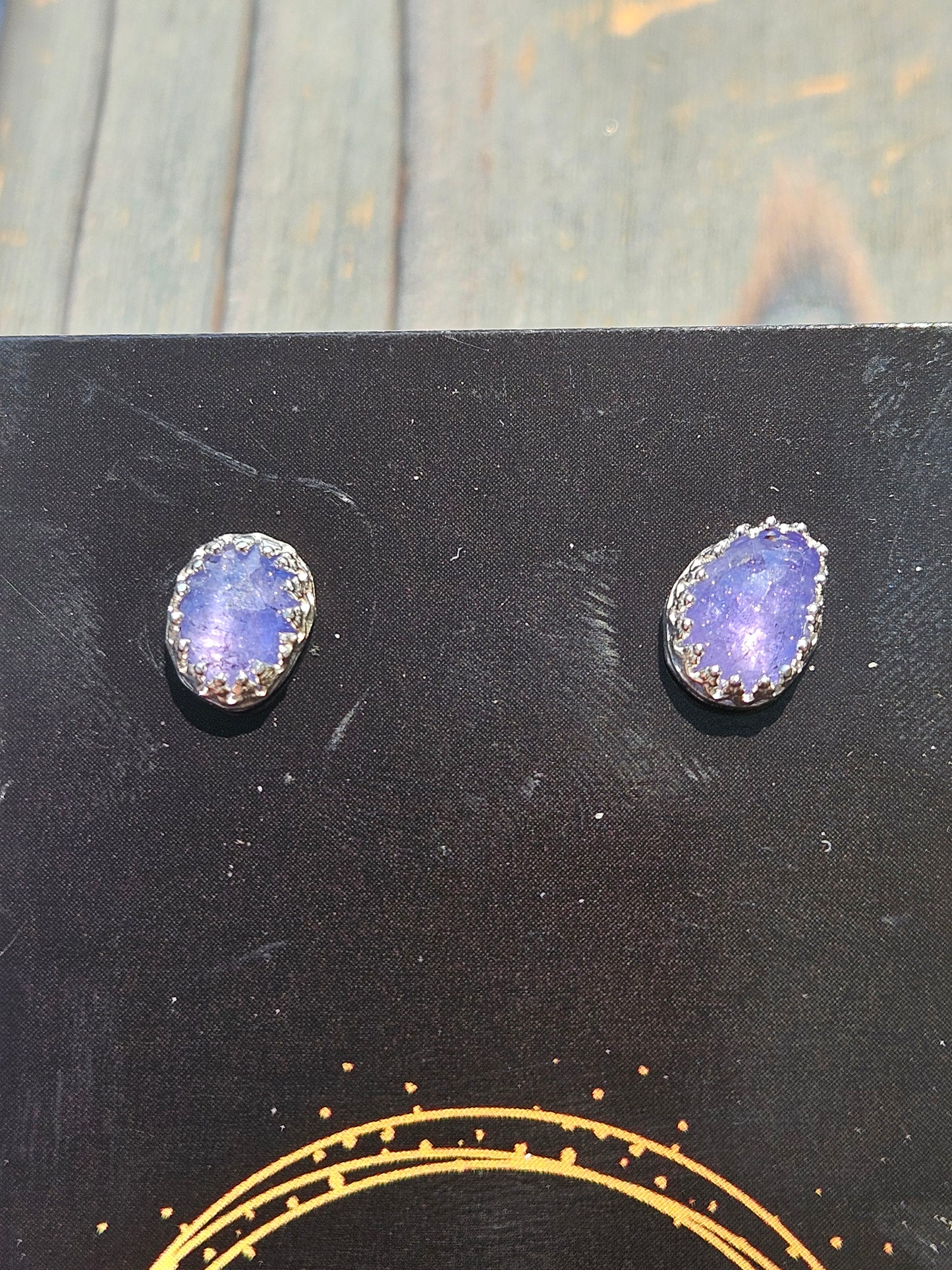 Tanzanite Stud Earrings