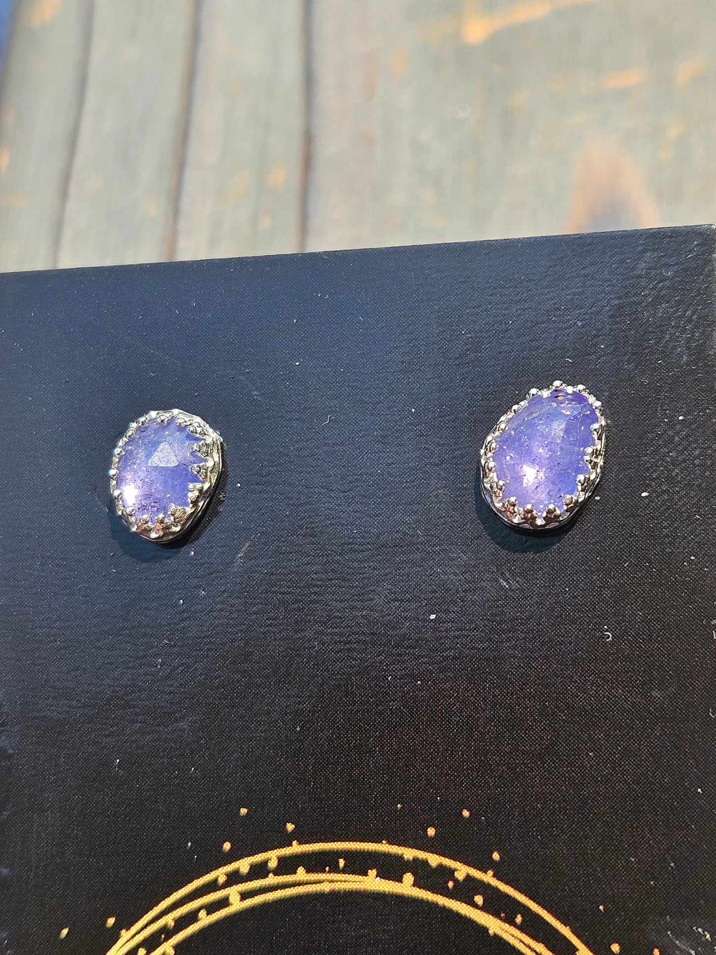 Tanzanite Stud Earrings