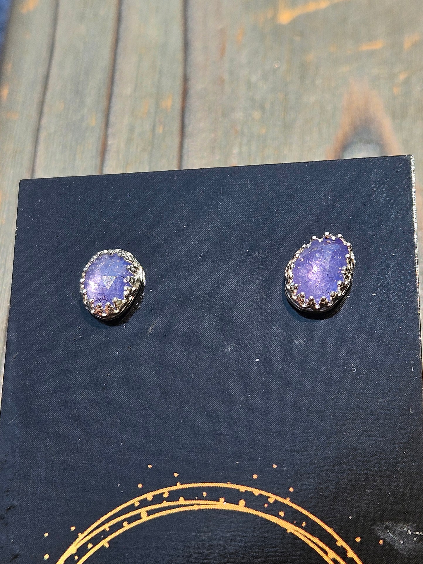 Tanzanite Stud Earrings