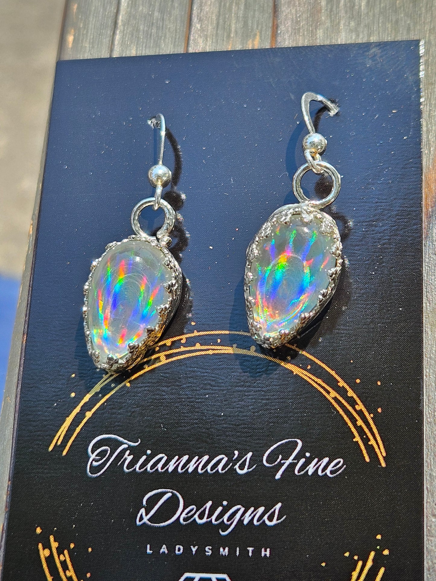Disco Quartz Earrings