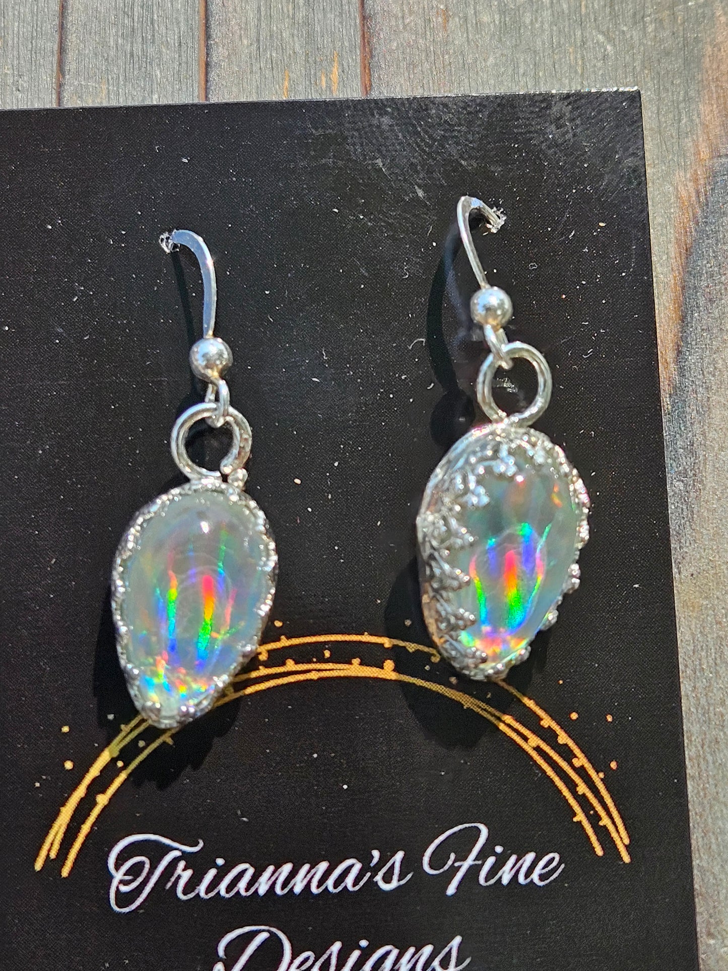 Disco Quartz Earrings
