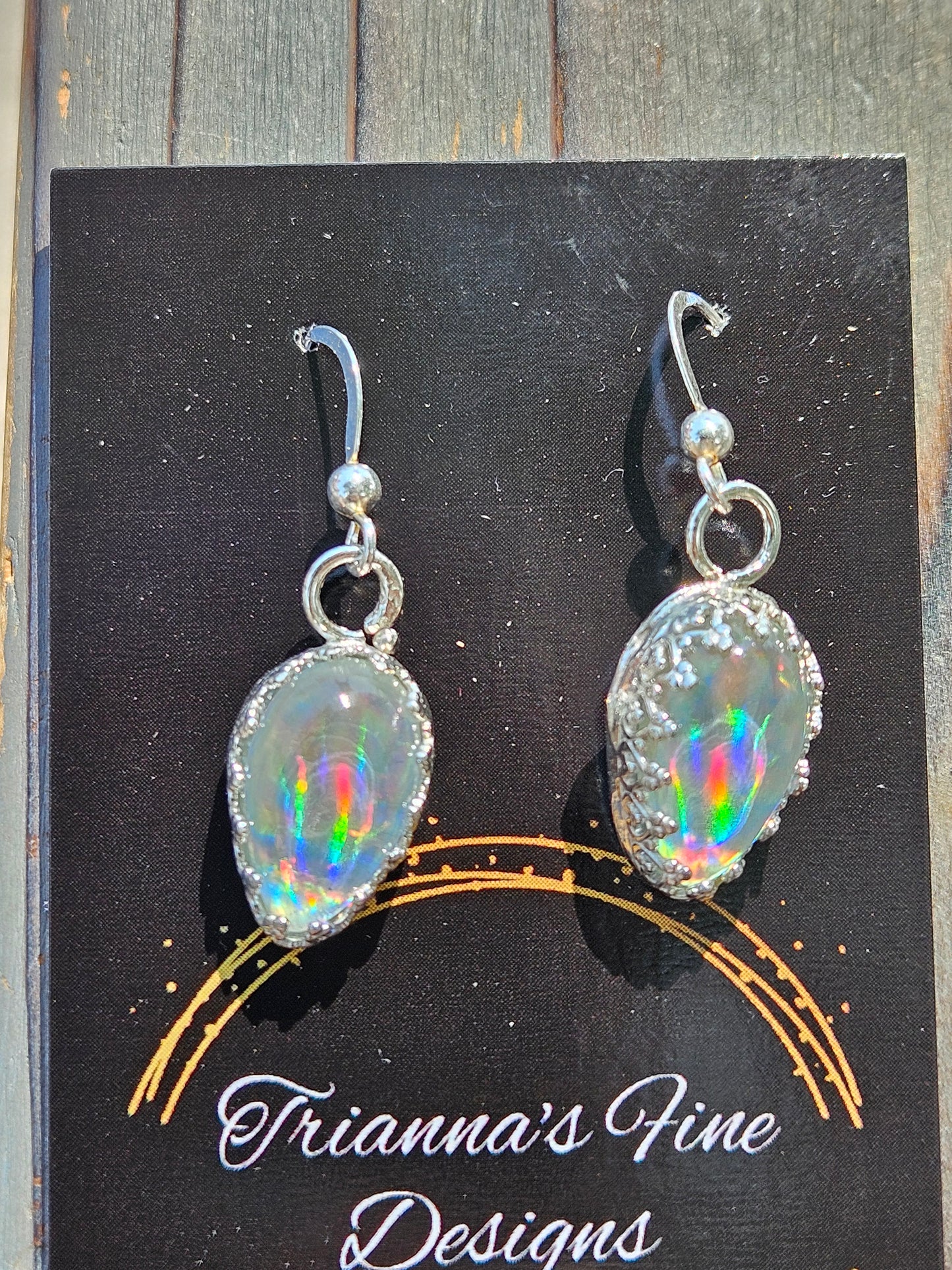 Disco Quartz Earrings