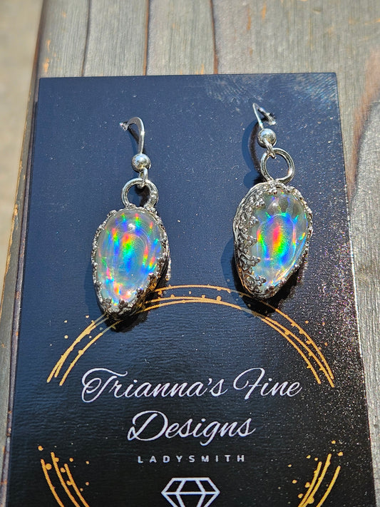 Disco Quartz Earrings