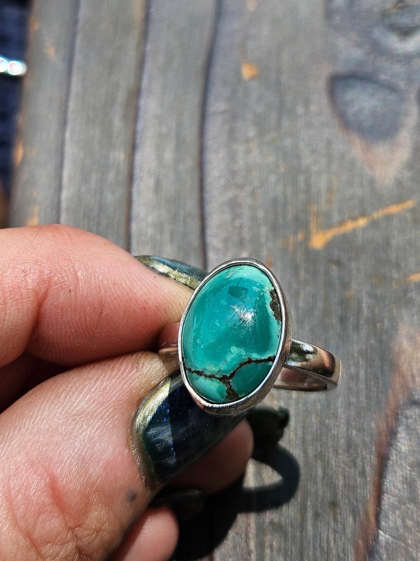 Turquoise Ring, Size 8