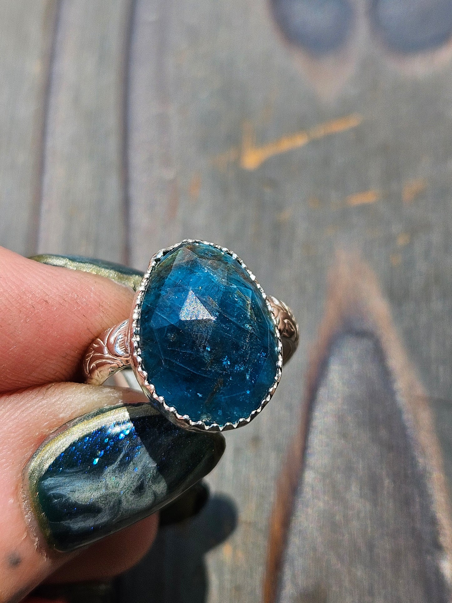 Apatite Ring, Size 7