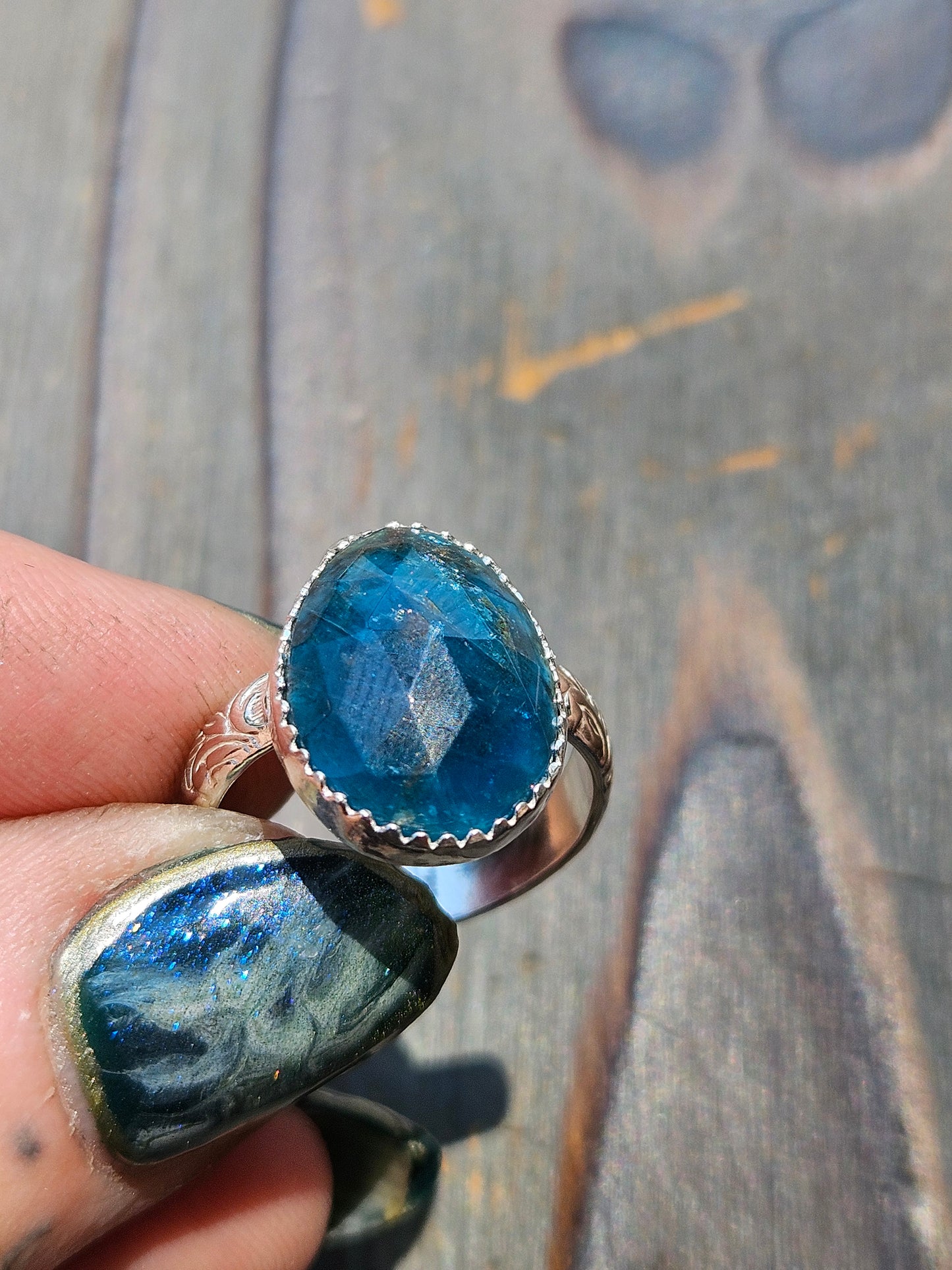 Apatite Ring, Size 7