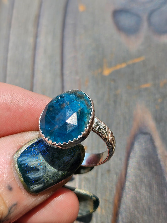 Apatite Ring, Size 7