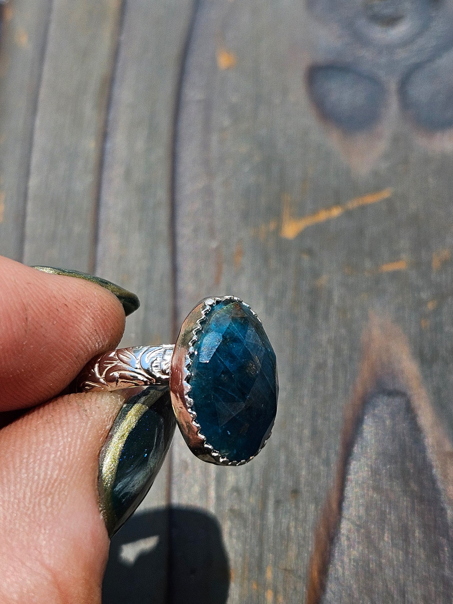 Apatite Ring, Size 7