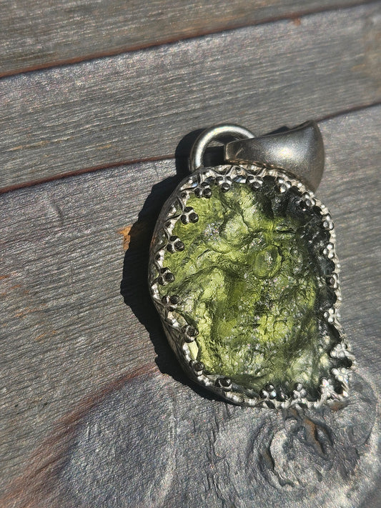 Moldavite Pendant