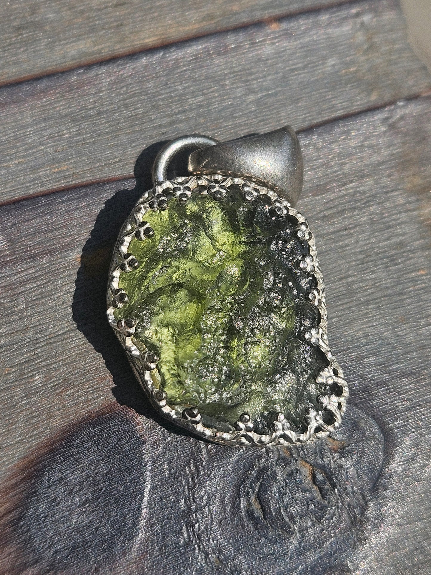 Moldavite Pendant