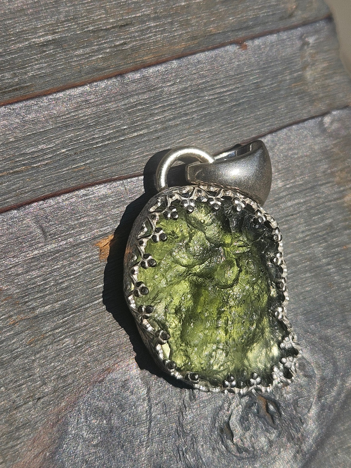 Moldavite Pendant