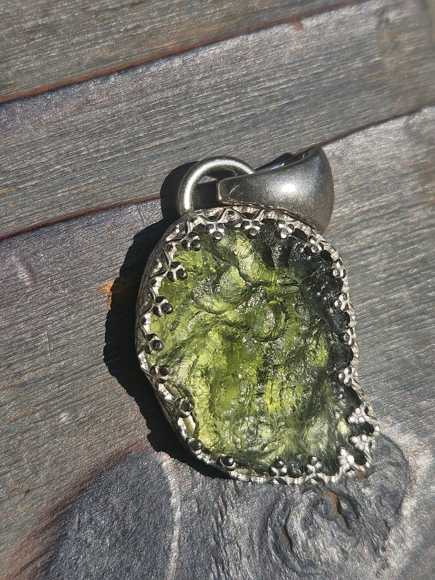 Moldavite Pendant