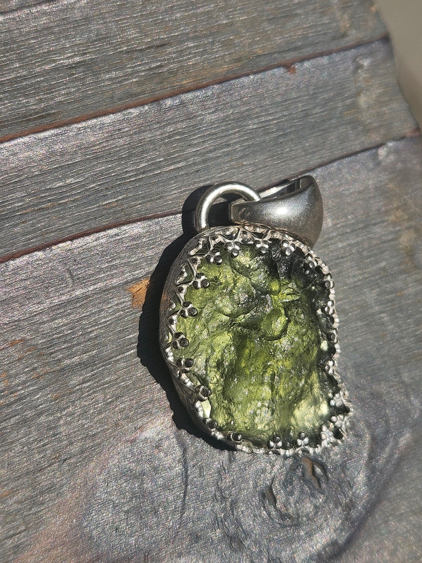 Moldavite Pendant