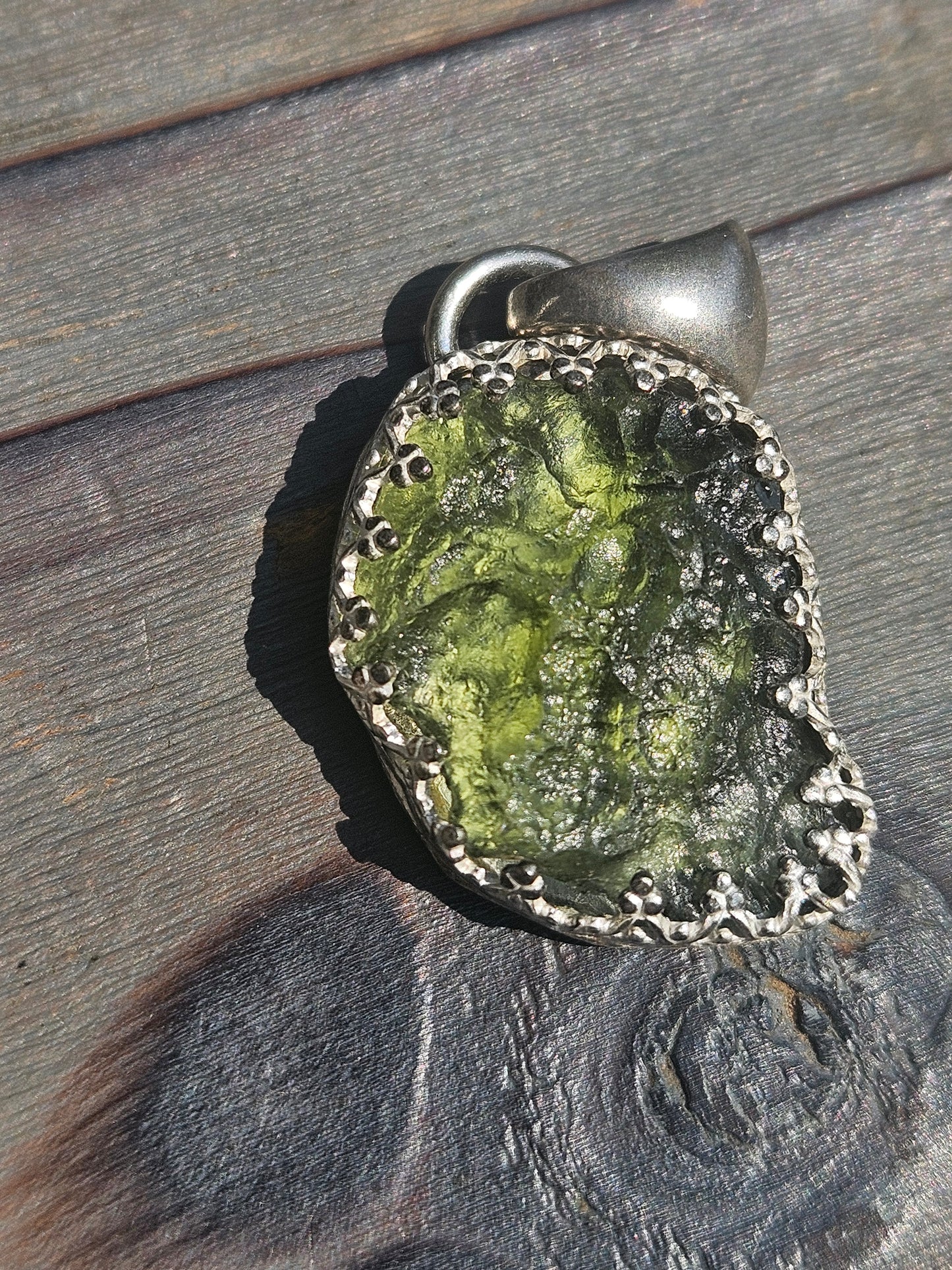 Moldavite Pendant