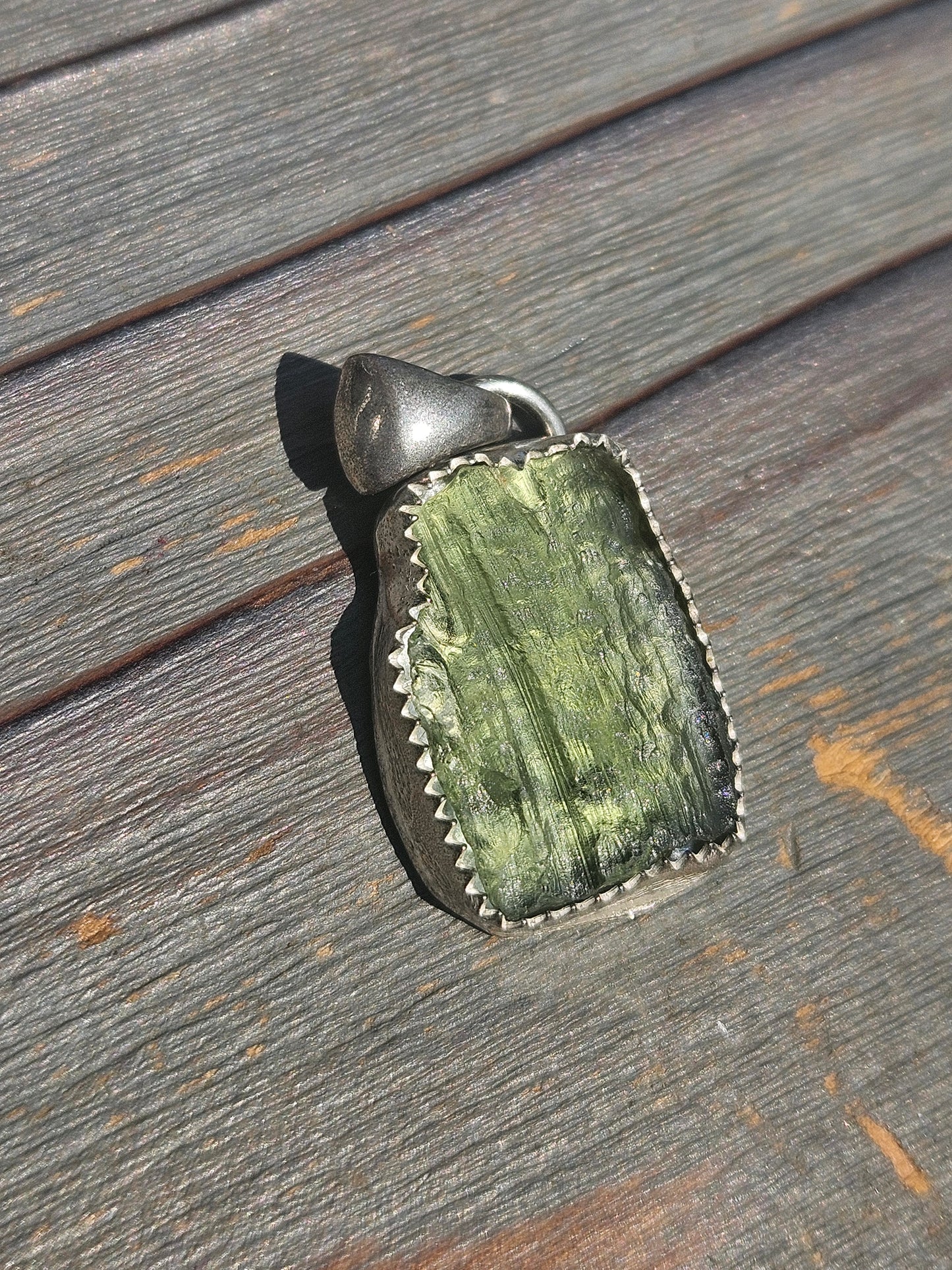 Moldavite Pendant