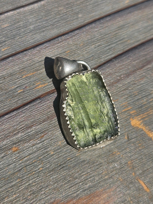 Moldavite Pendant