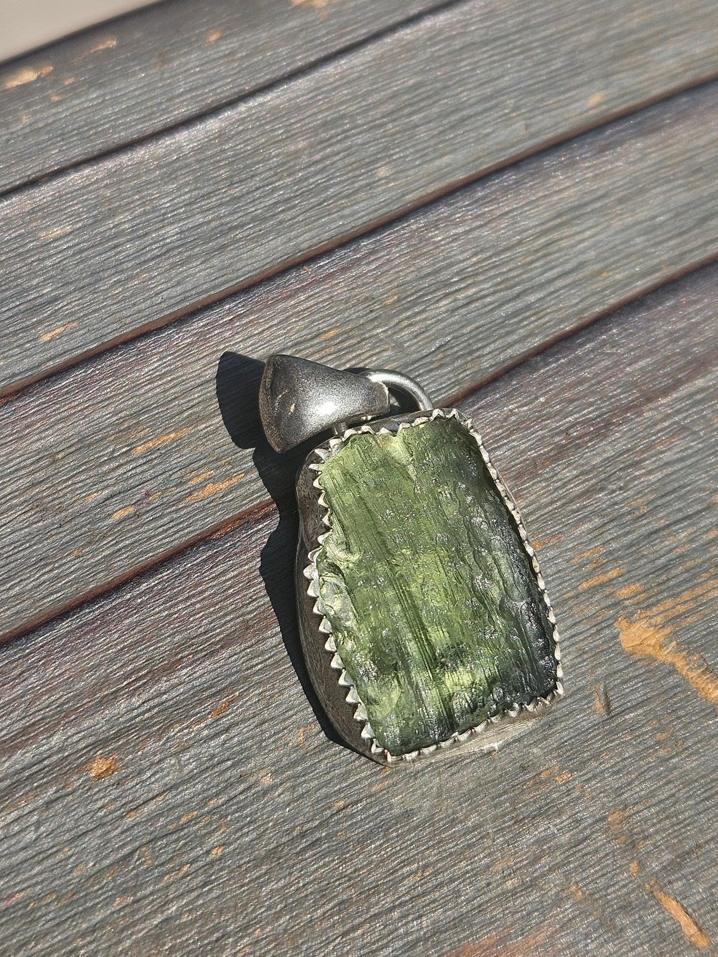 Moldavite Pendant