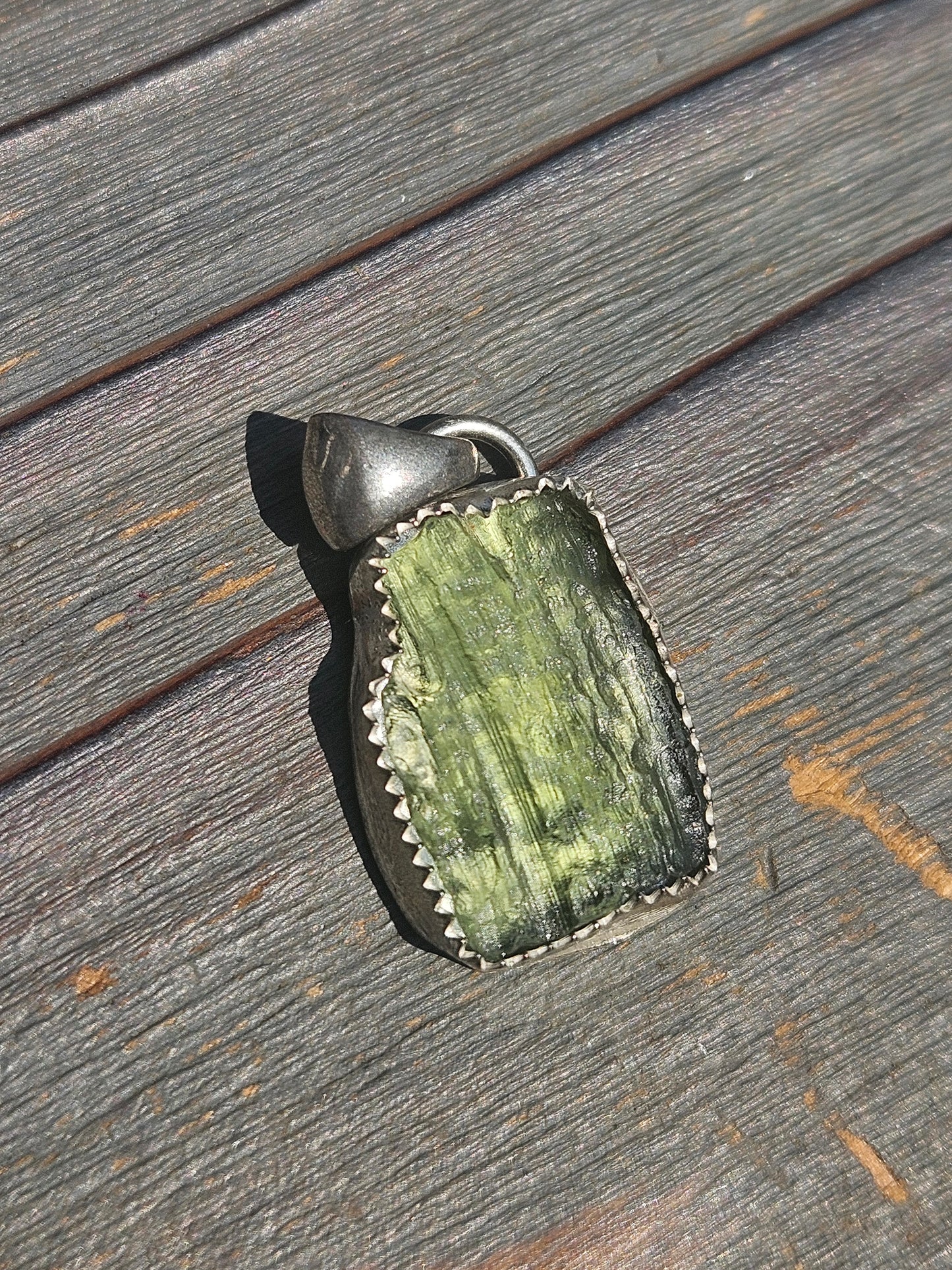 Moldavite Pendant