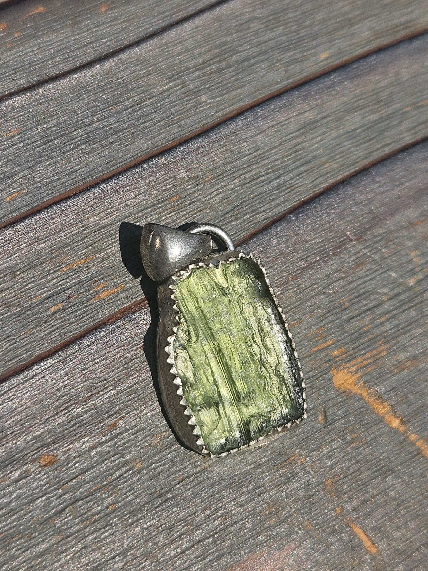 Moldavite Pendant