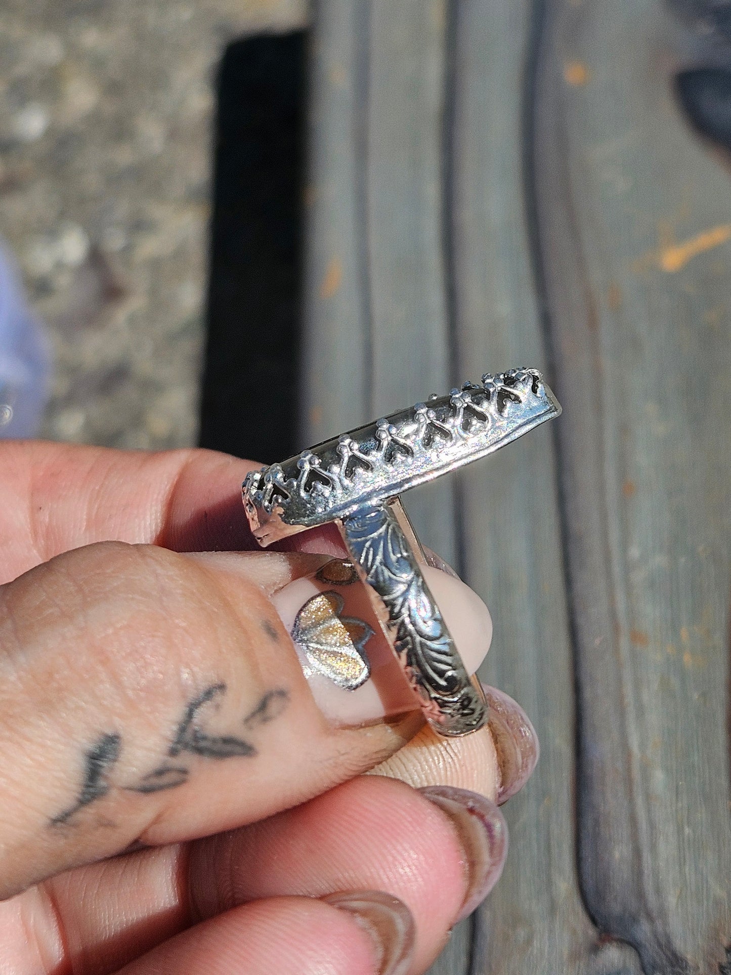 Labradorite Ring, Size 7
