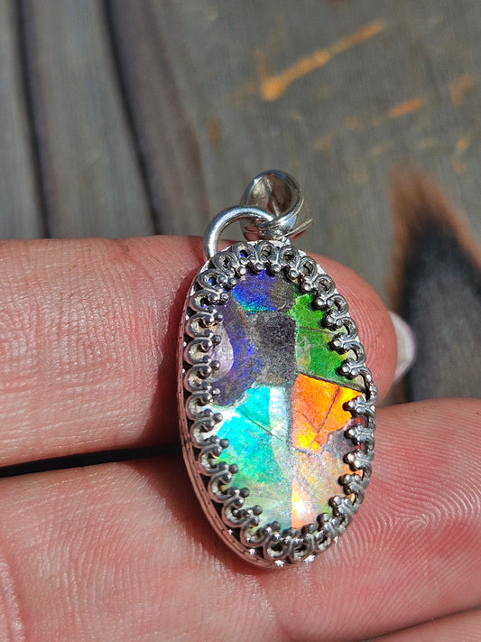 Ammolite Pendant