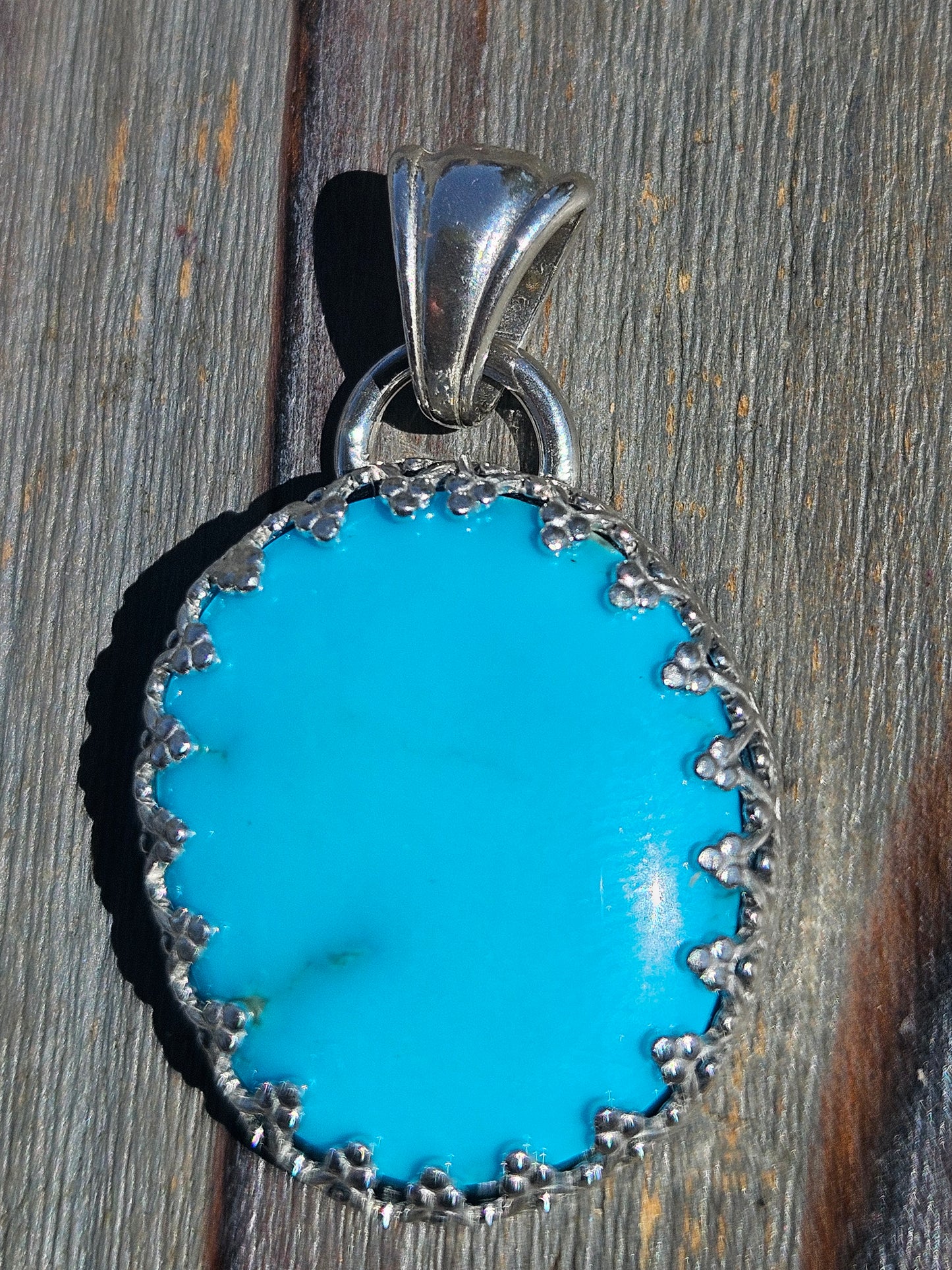 Sleeping Beauty Turquoise Pendant