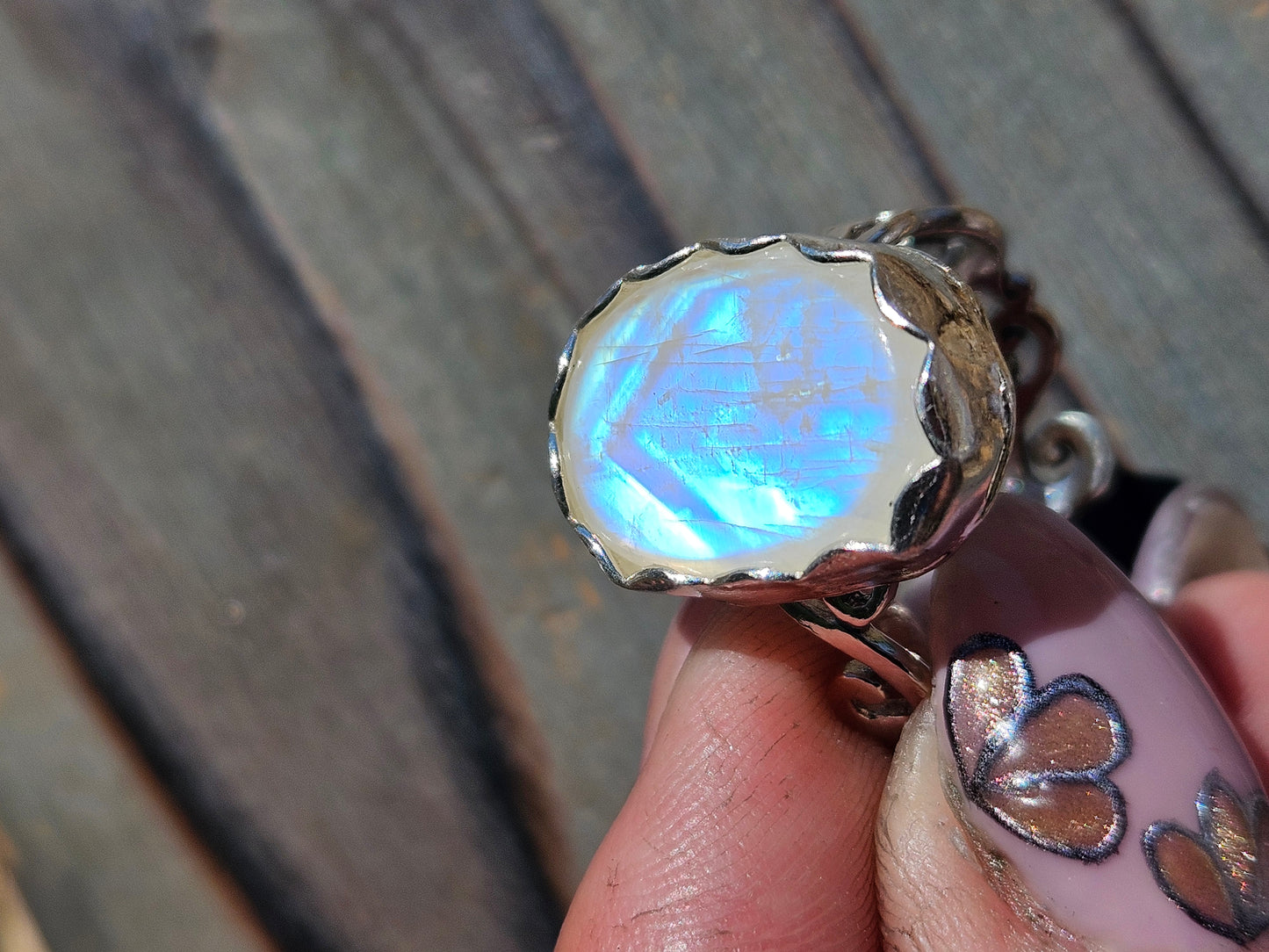 Moonstone Ring, Size 9.5