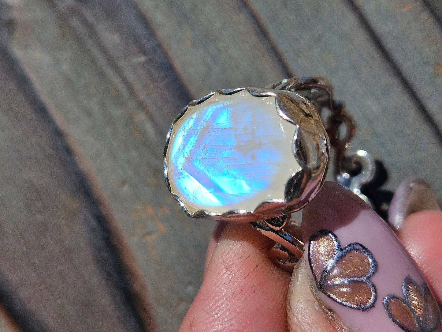 Moonstone Ring, Size 9.5