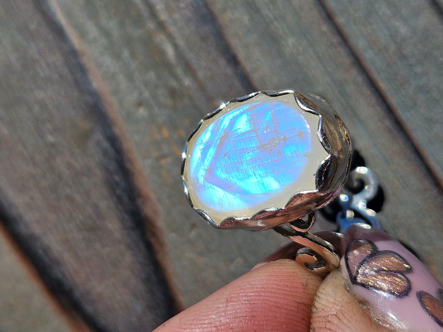 Moonstone Ring, Size 9.5
