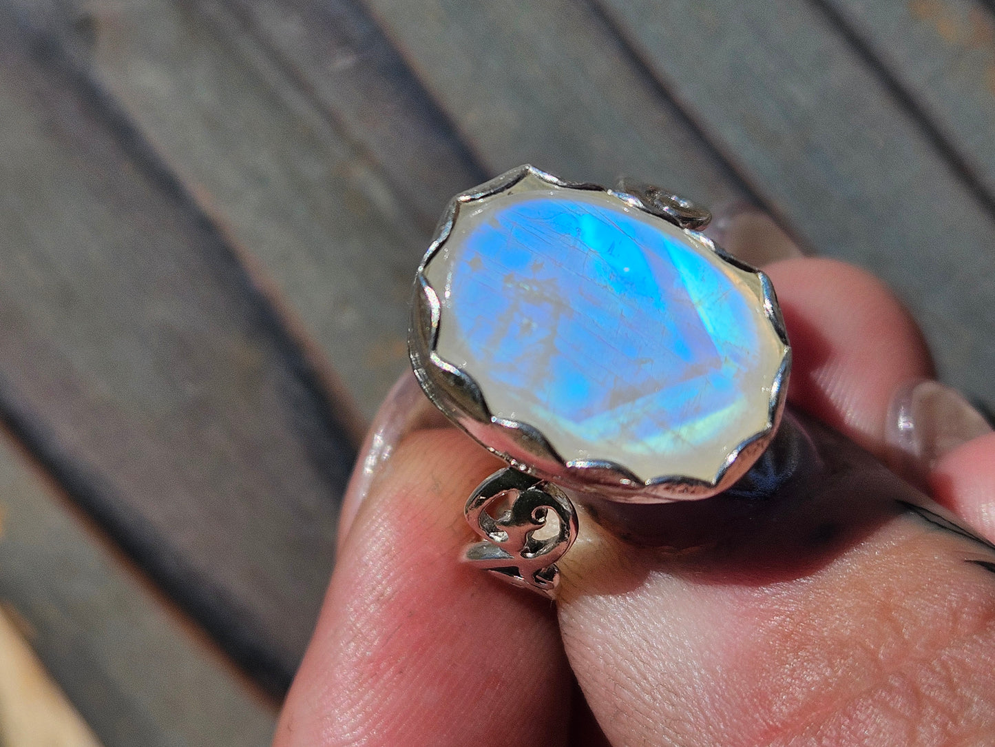 Moonstone Ring, Size 9.5