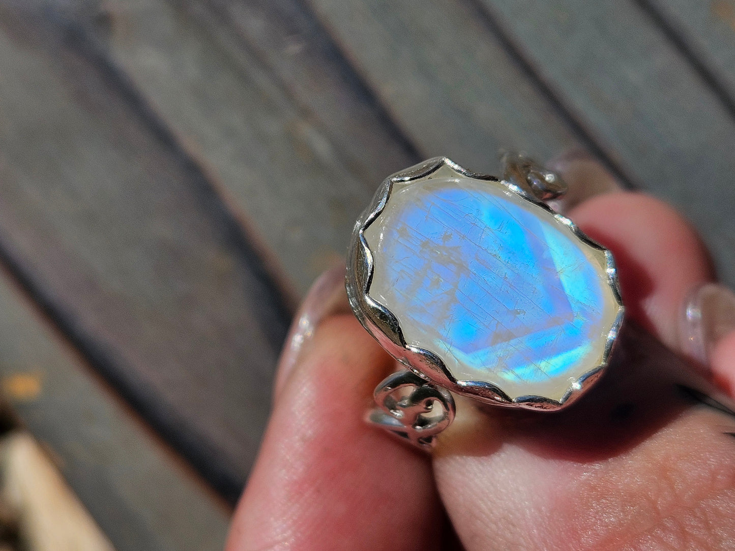 Moonstone Ring, Size 9.5