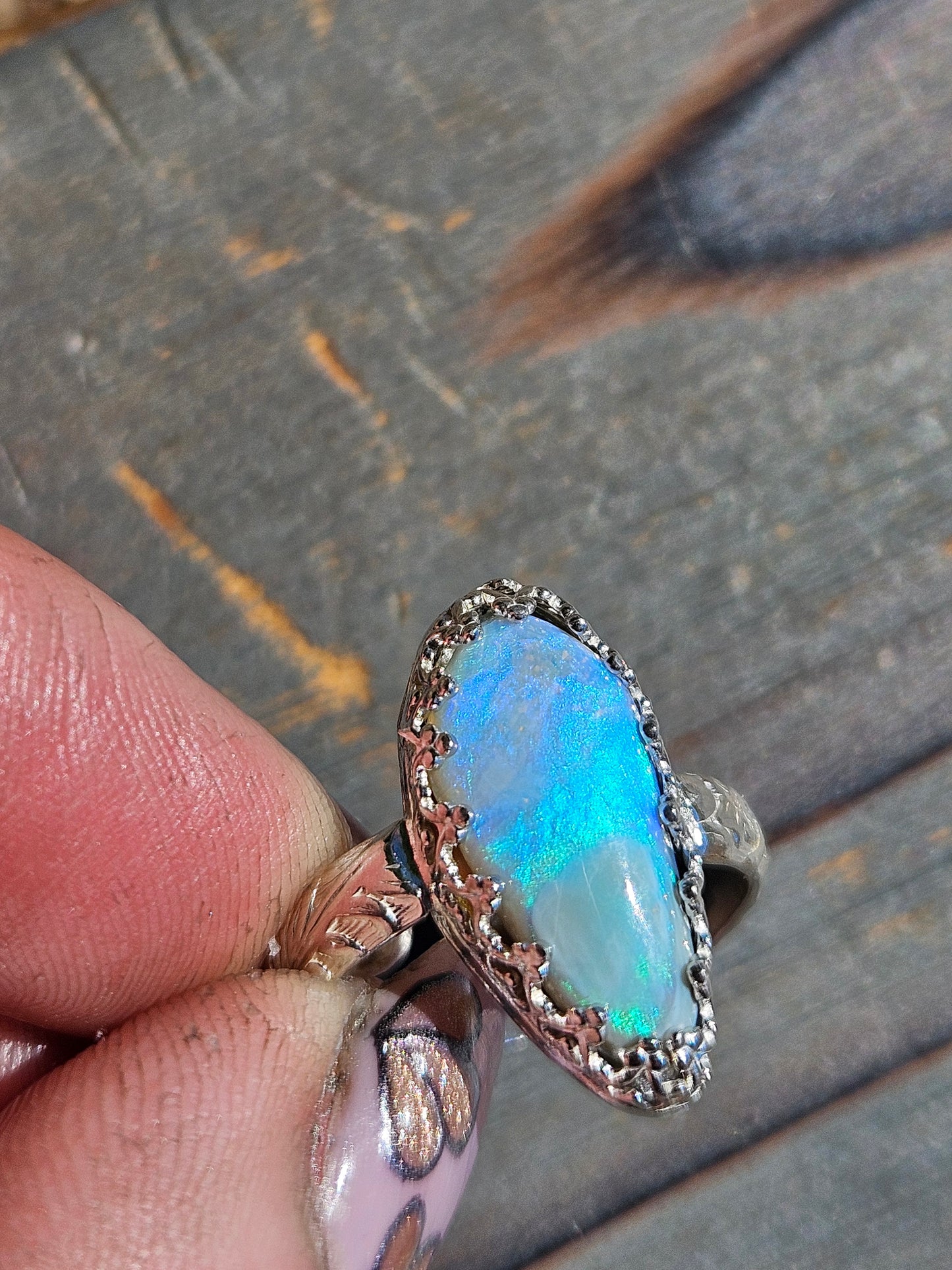 Australian Opal Ring, Size 7.5
