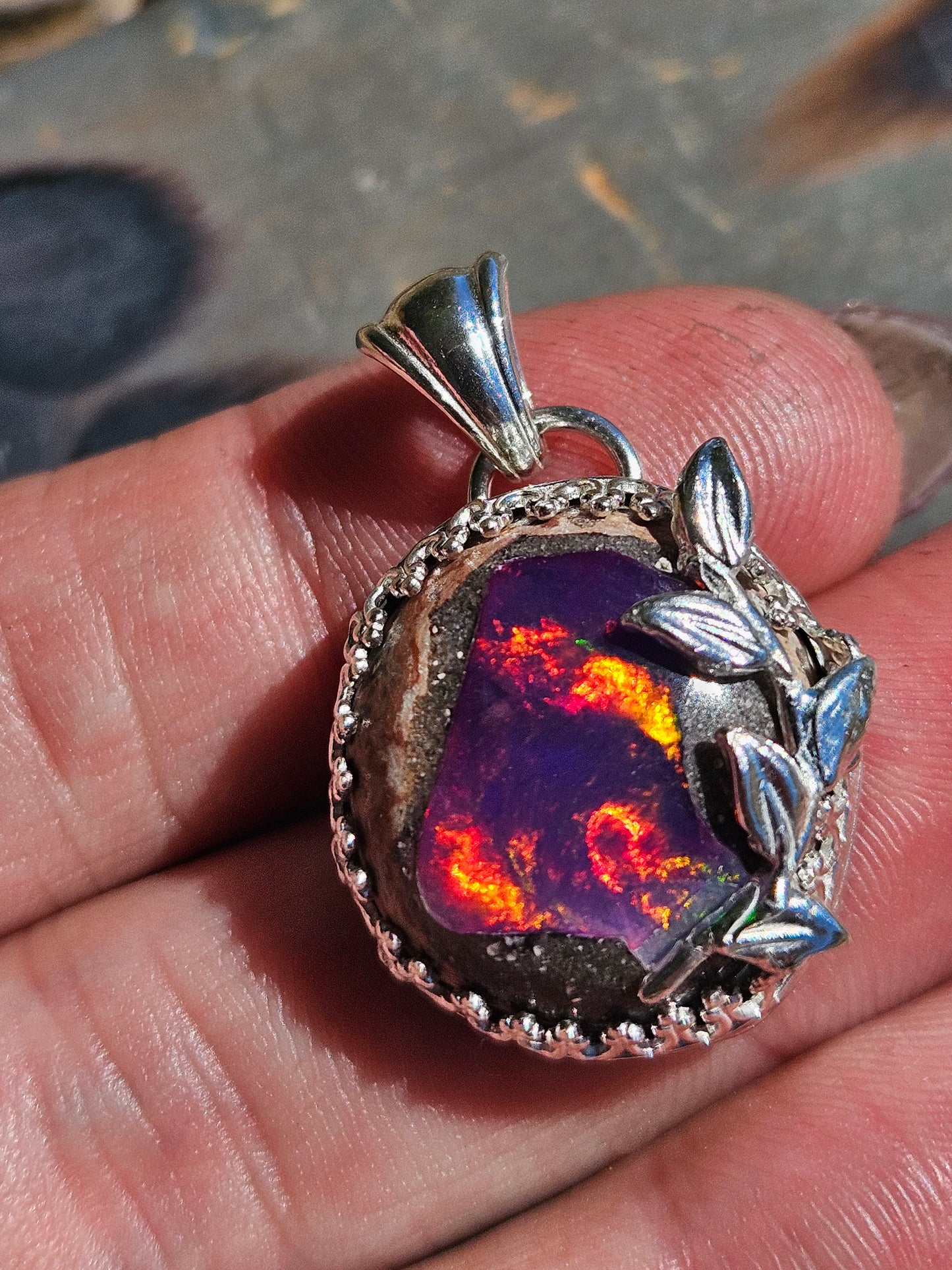 Galaxy Opal Pendant