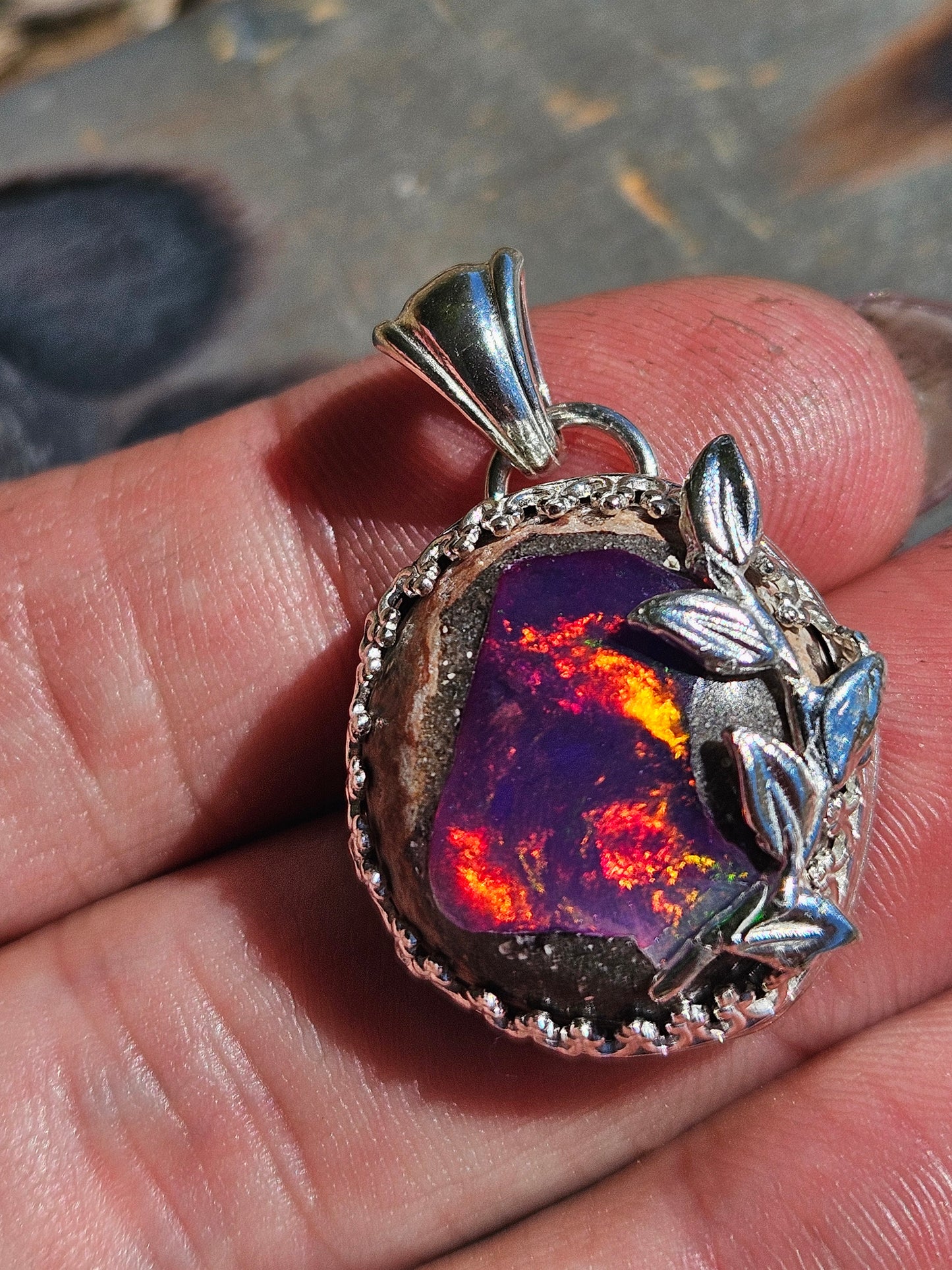 Galaxy Opal Pendant