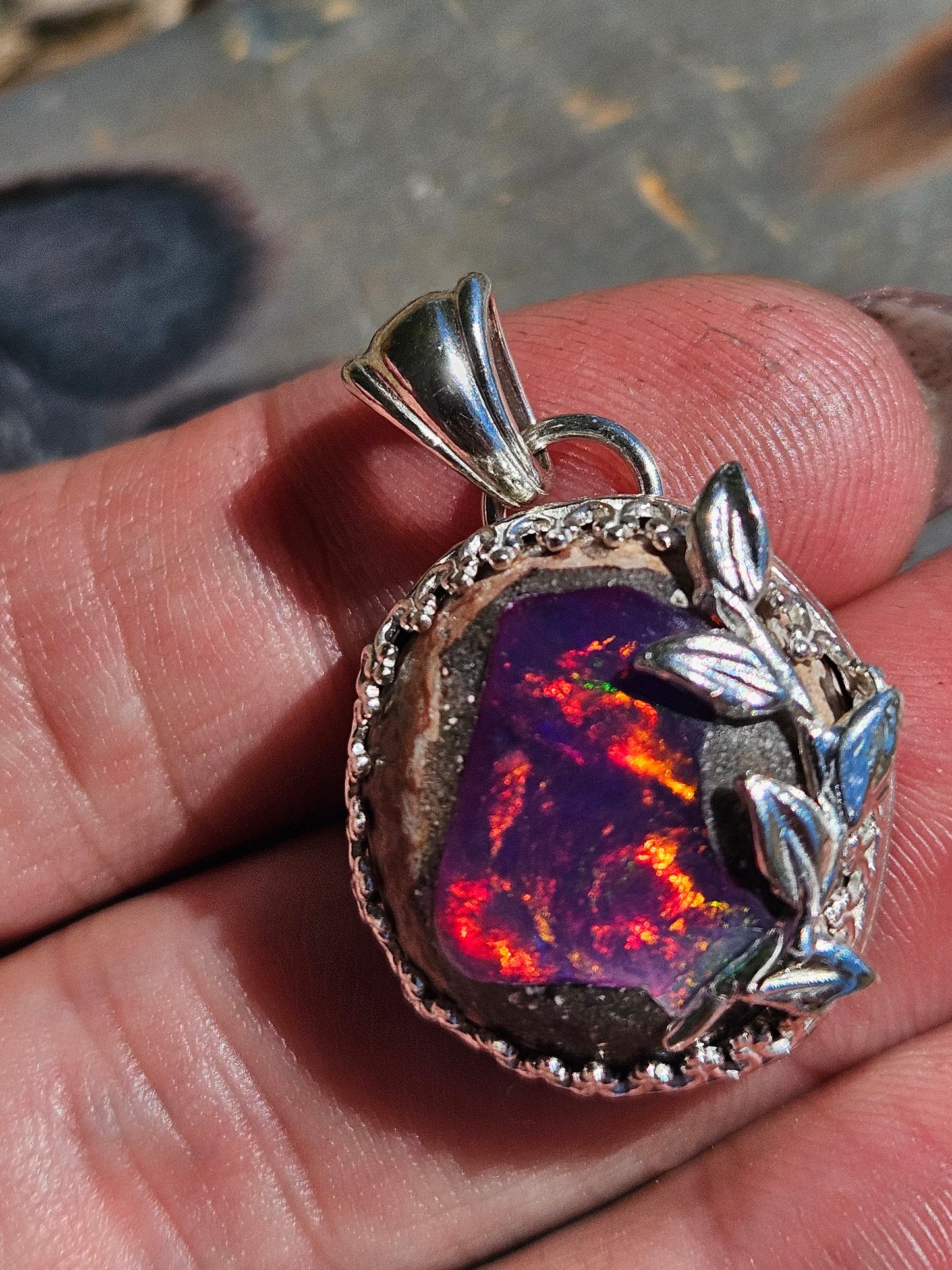Galaxy Opal Pendant
