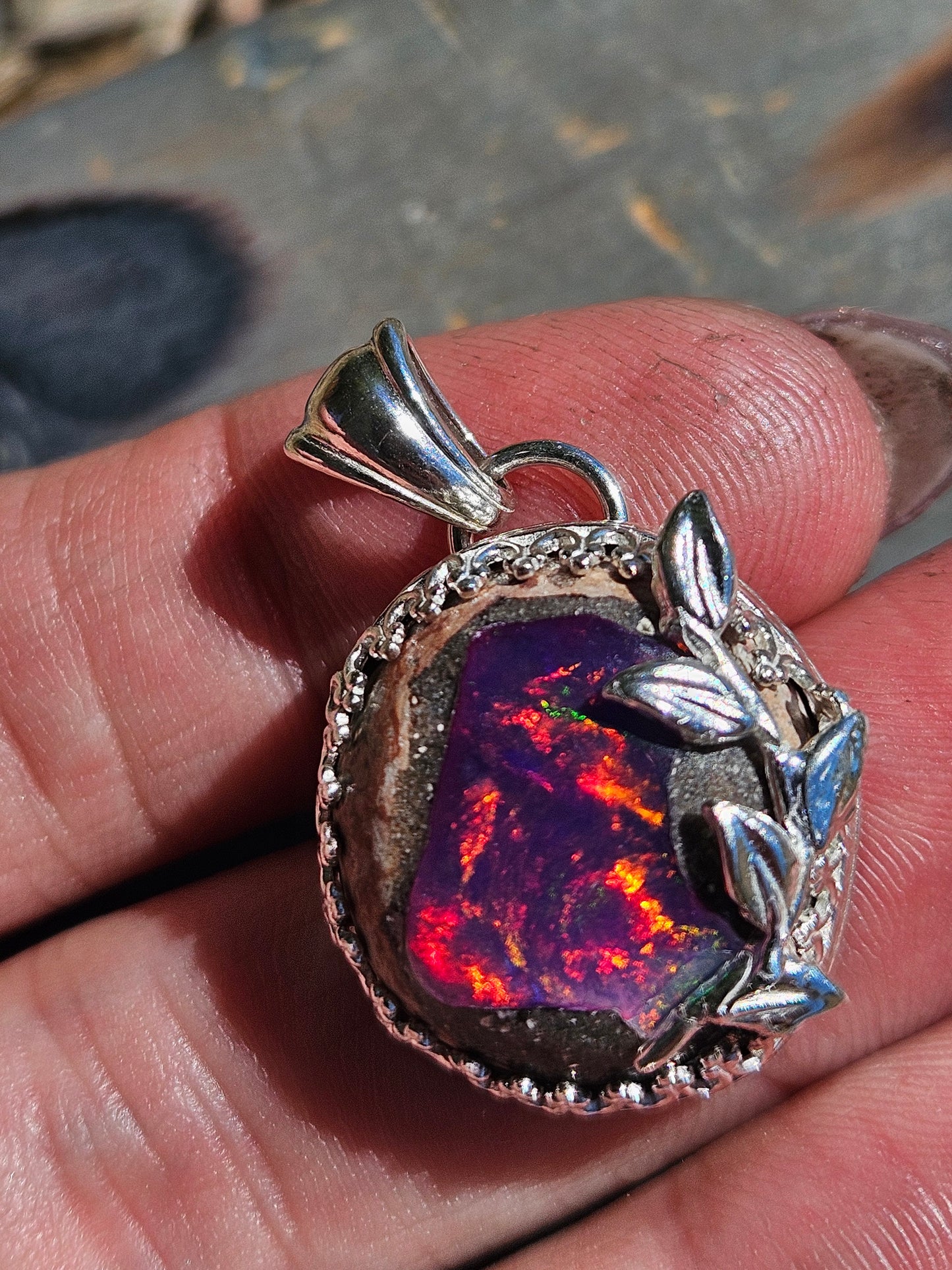 Galaxy Opal Pendant
