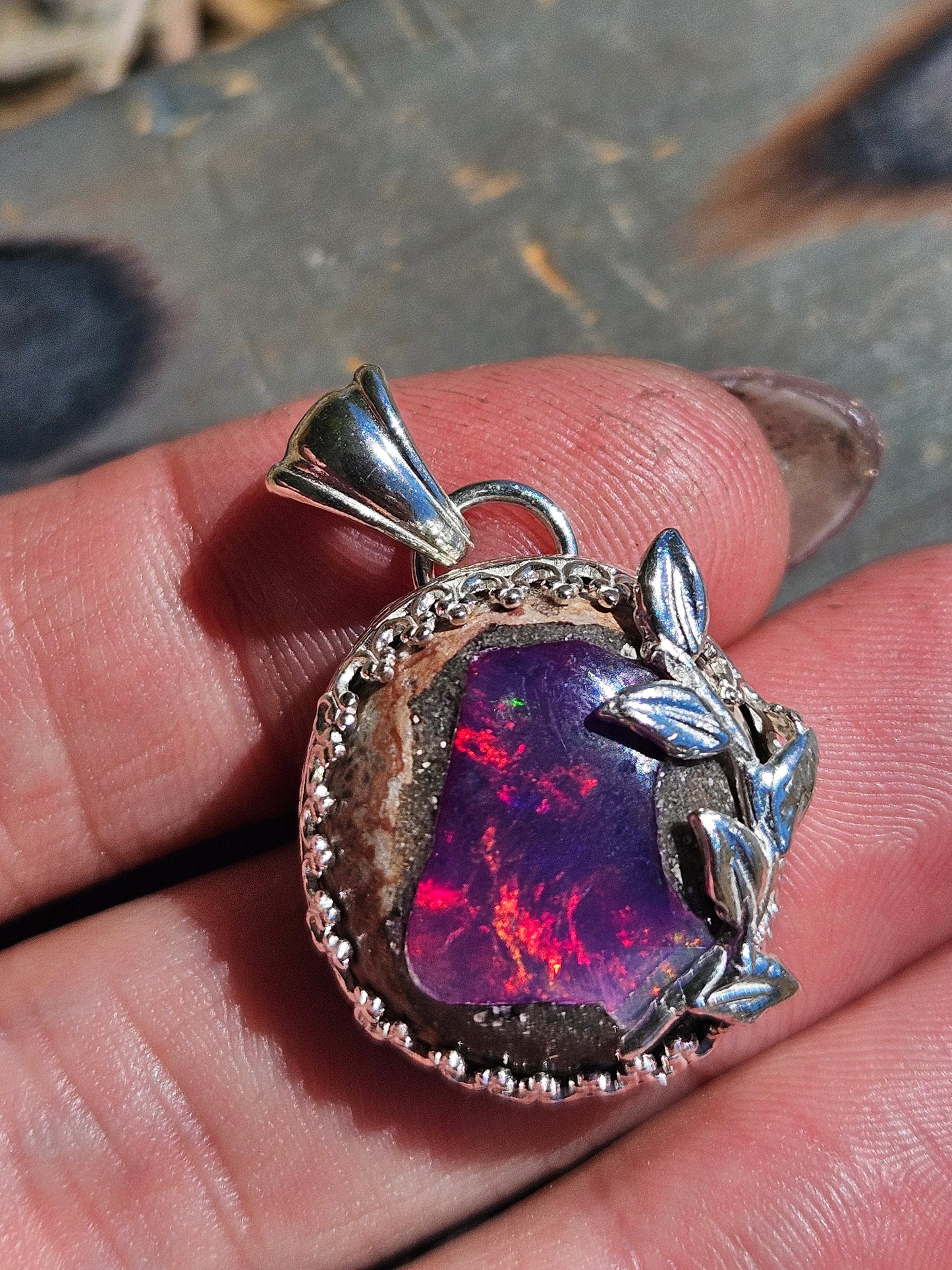 Galaxy Opal Pendant