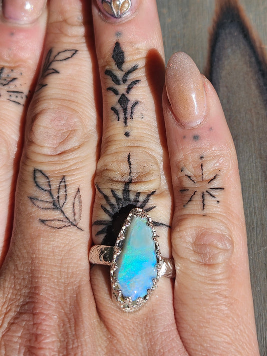 Australian Opal Ring, Size 7.5