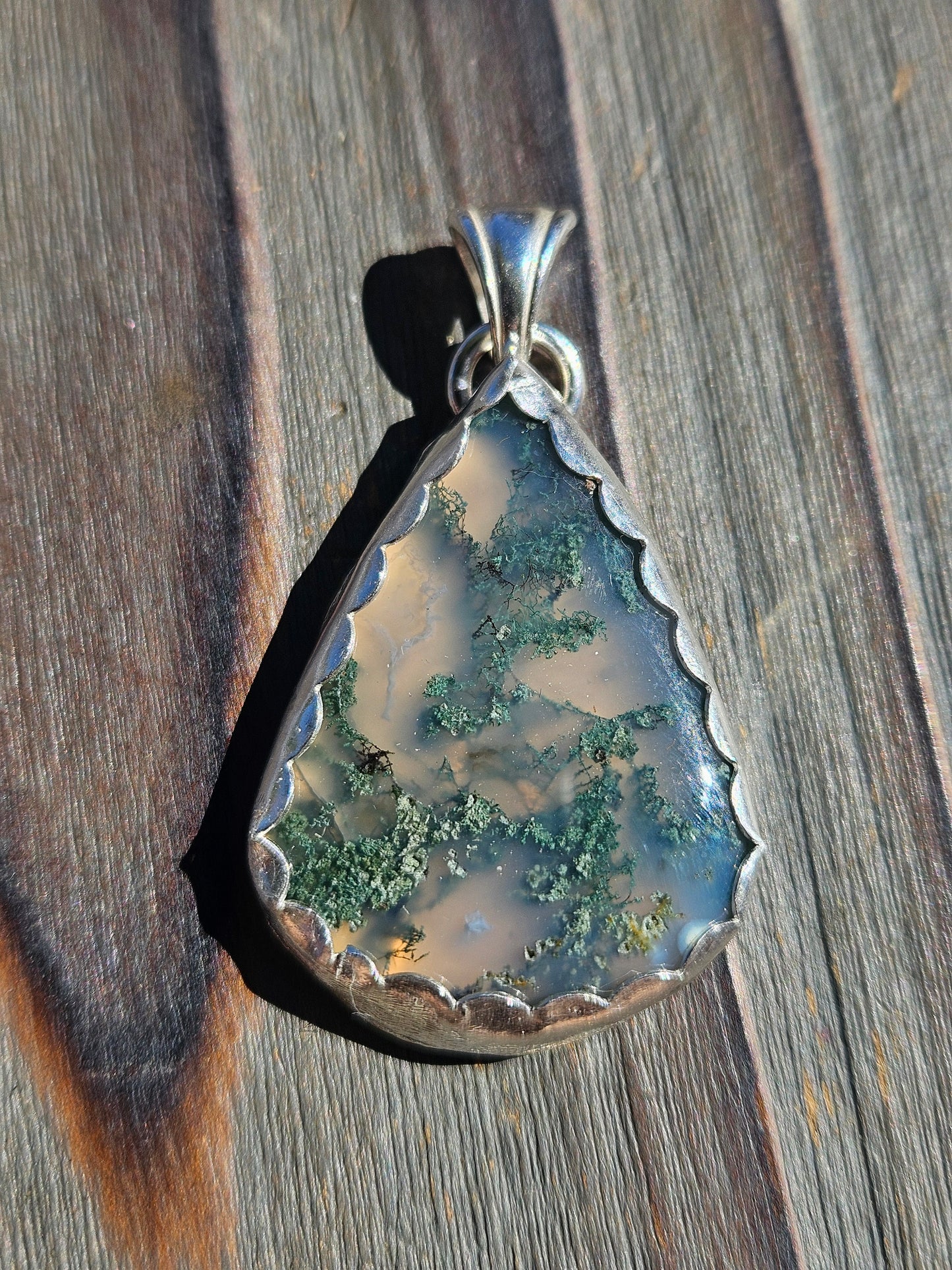 Moss Agate Pendant