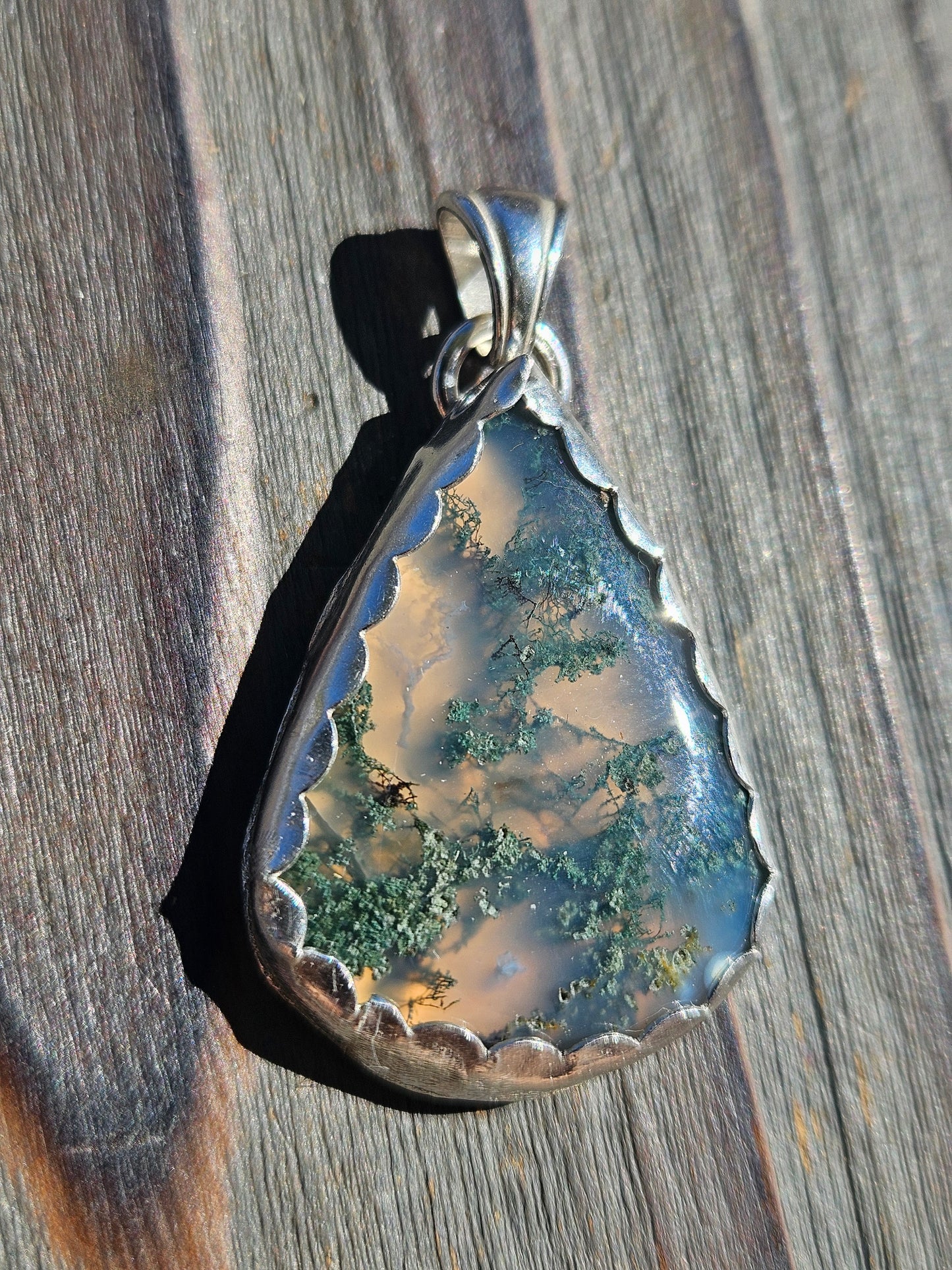 Moss Agate Pendant