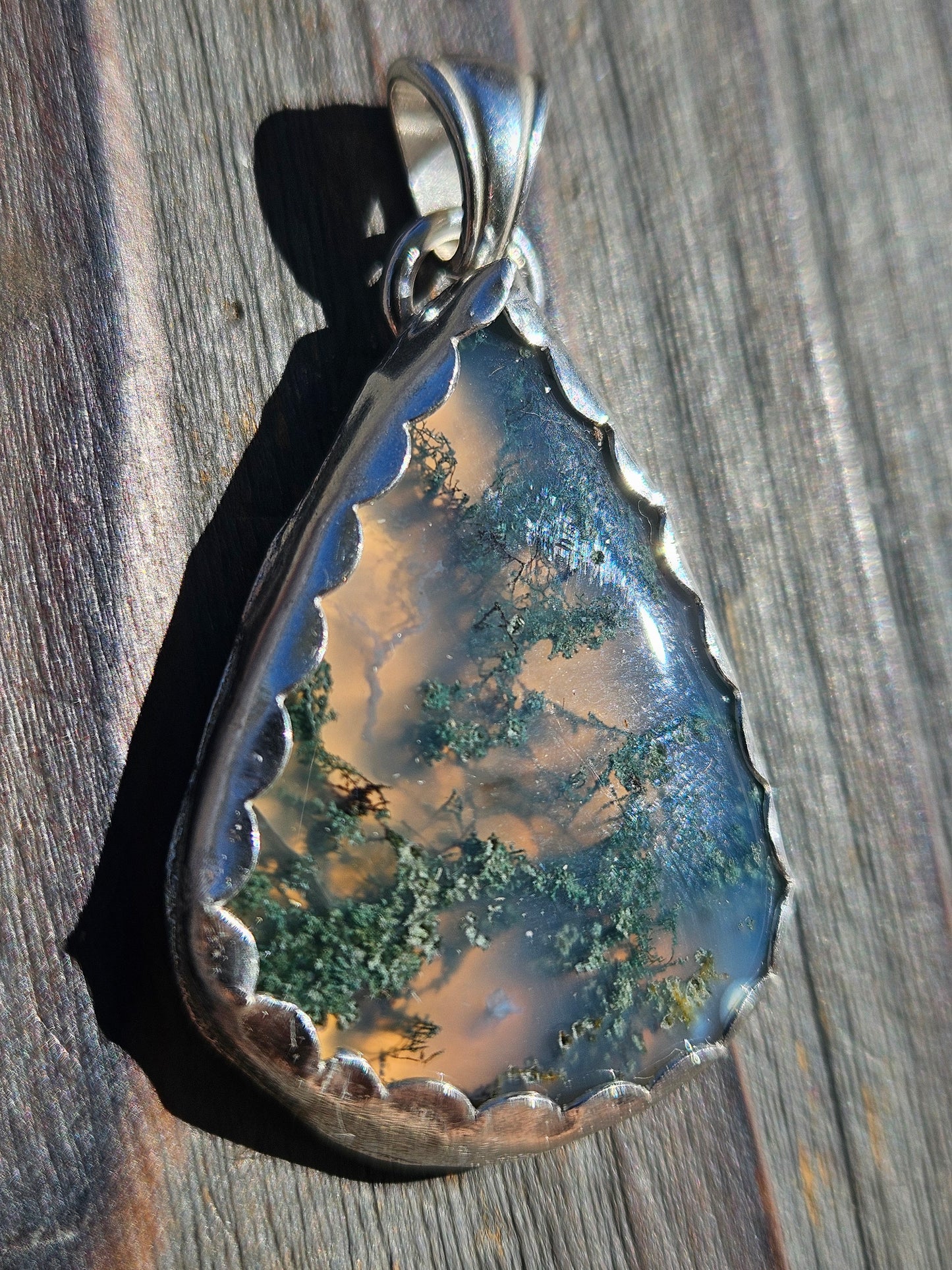 Moss Agate Pendant