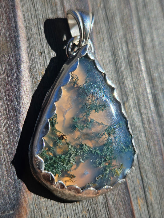 Moss Agate Pendant