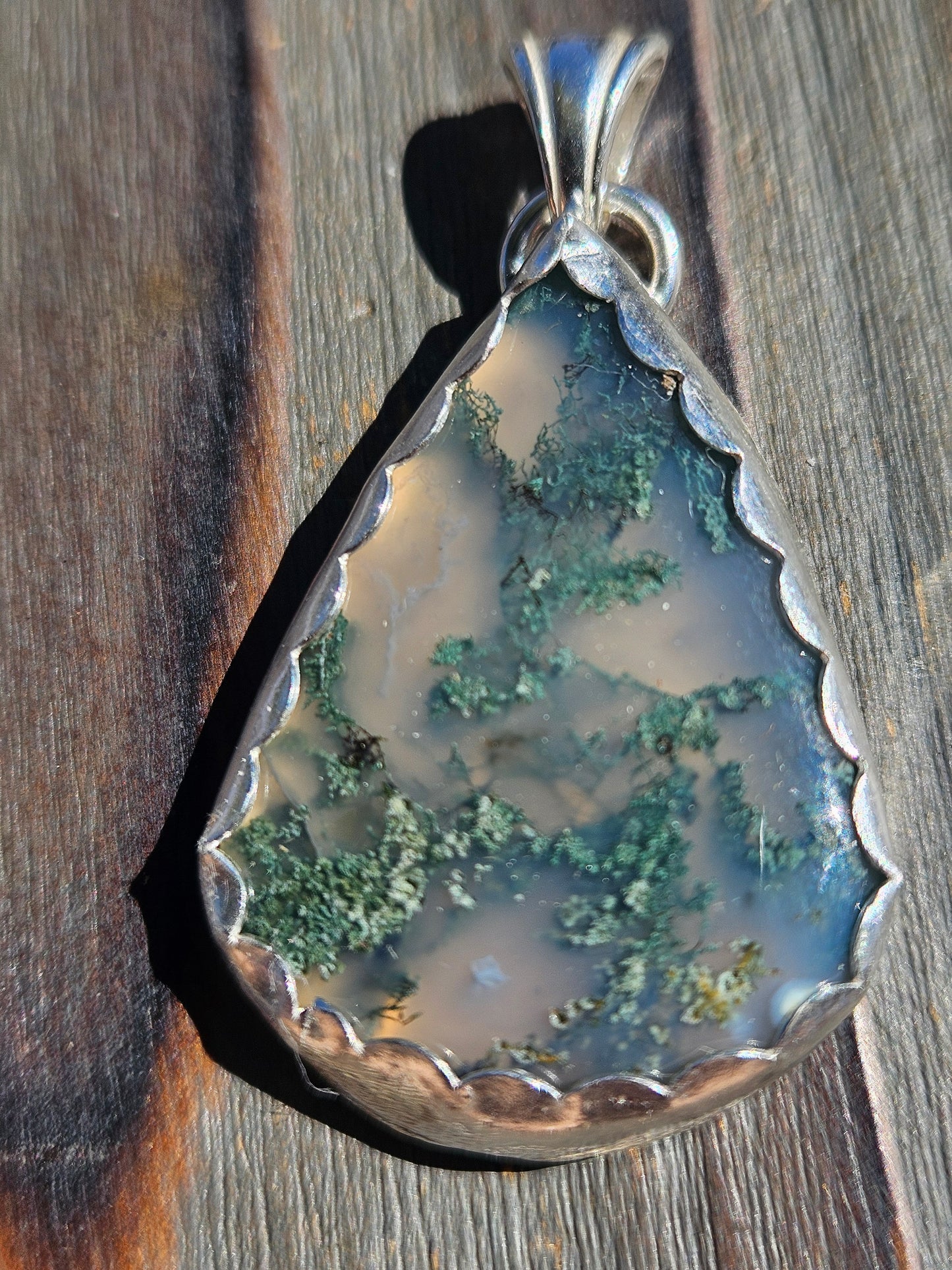 Moss Agate Pendant
