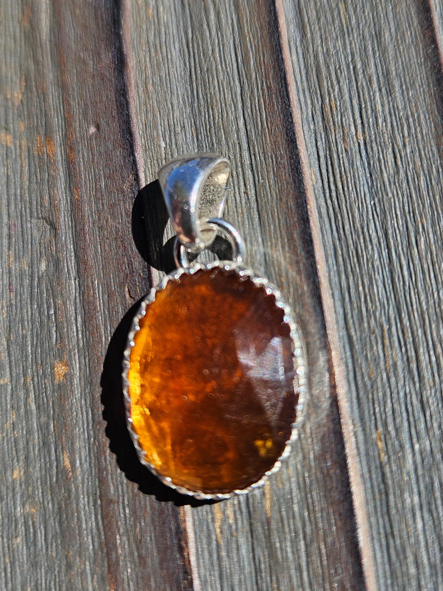 Orange Kyanite Pendant